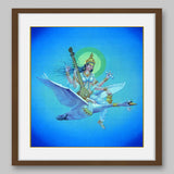 Saraswati - High Quality Print of Artwork by Pieter Weltevrede - Sagar World