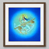 Saraswati - High Quality Print of Artwork by Pieter Weltevrede - Sagar World