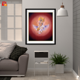 Saraswati — High Quality Print of Artwork by Pieter Weltevrede - Sagar World