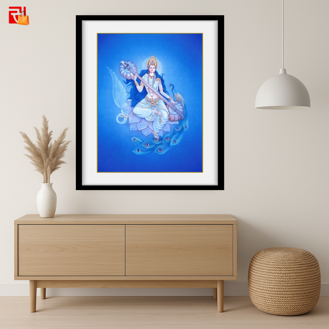 Saraswati – High Quality Print of Artwork by Pieter Weltevrede - Sagar World
