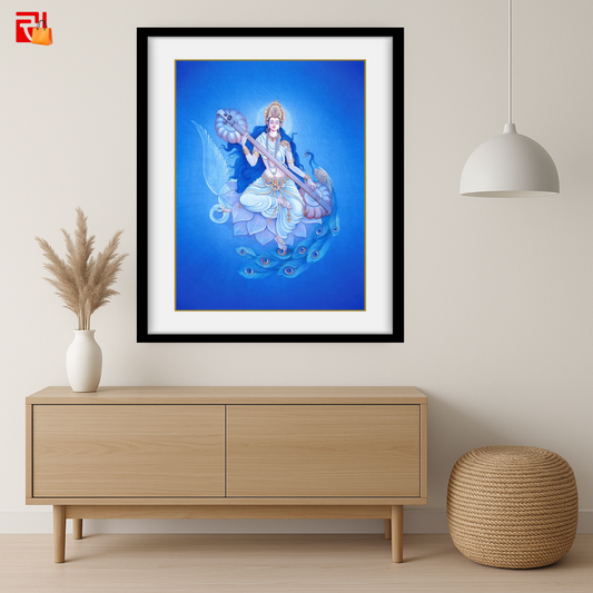 Saraswati – High Quality Print of Artwork by Pieter Weltevrede - Sagar World