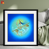 Saraswati - High Quality Print of Artwork by Pieter Weltevrede - Sagar World