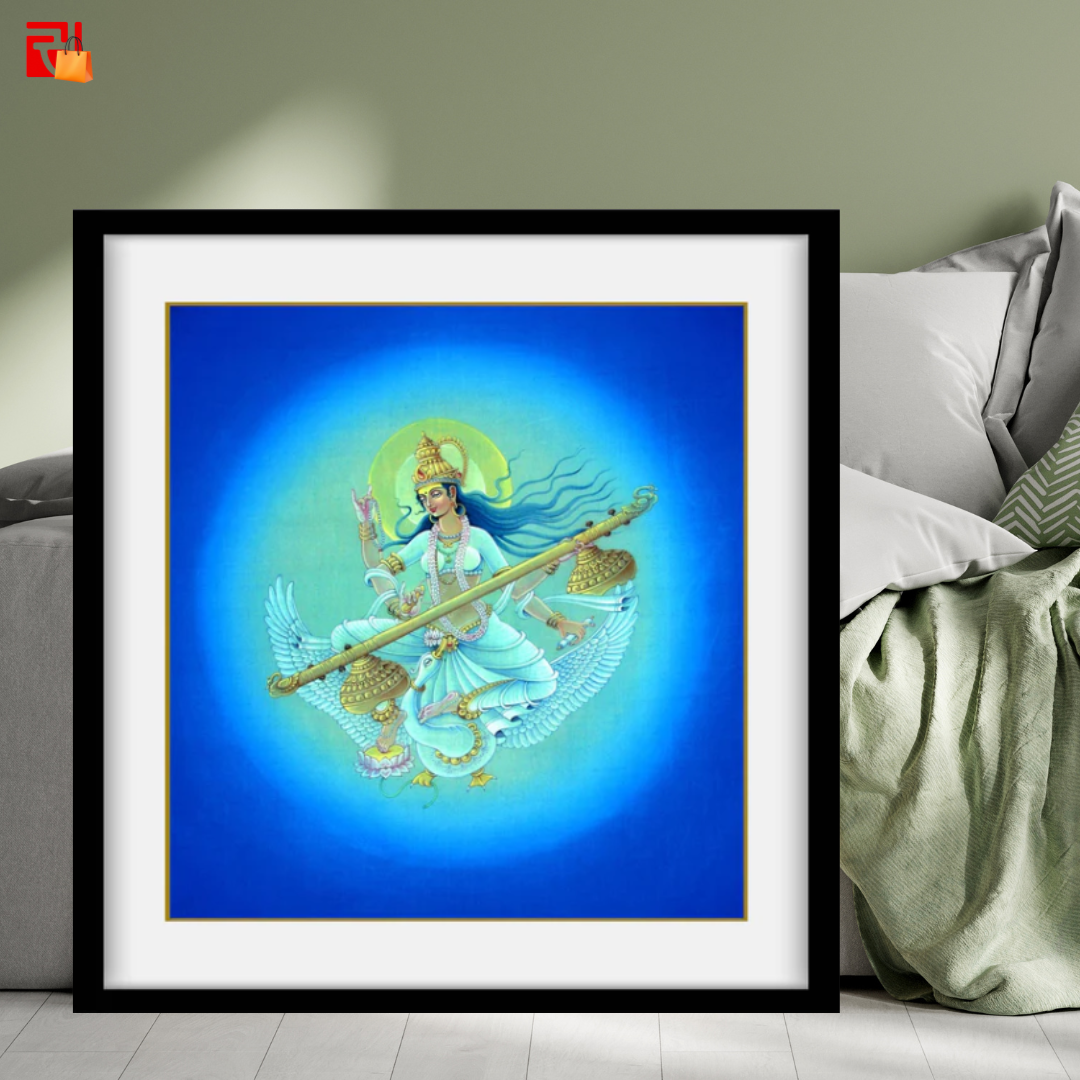 Saraswati - High Quality Print of Artwork by Pieter Weltevrede - Sagar World