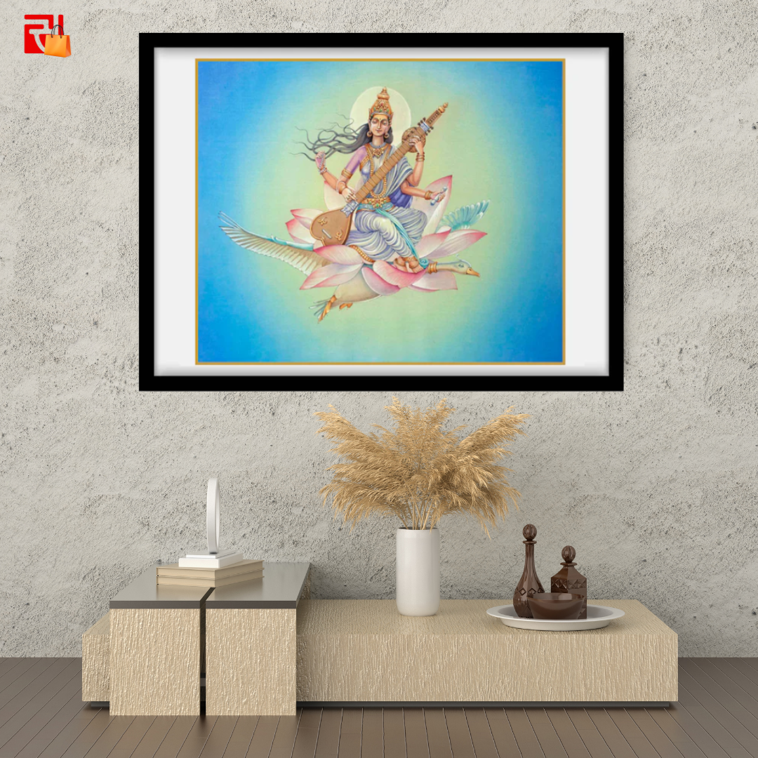 Saraswati – High Quality Print of Artwork by Pieter Weltevrede - Sagar World