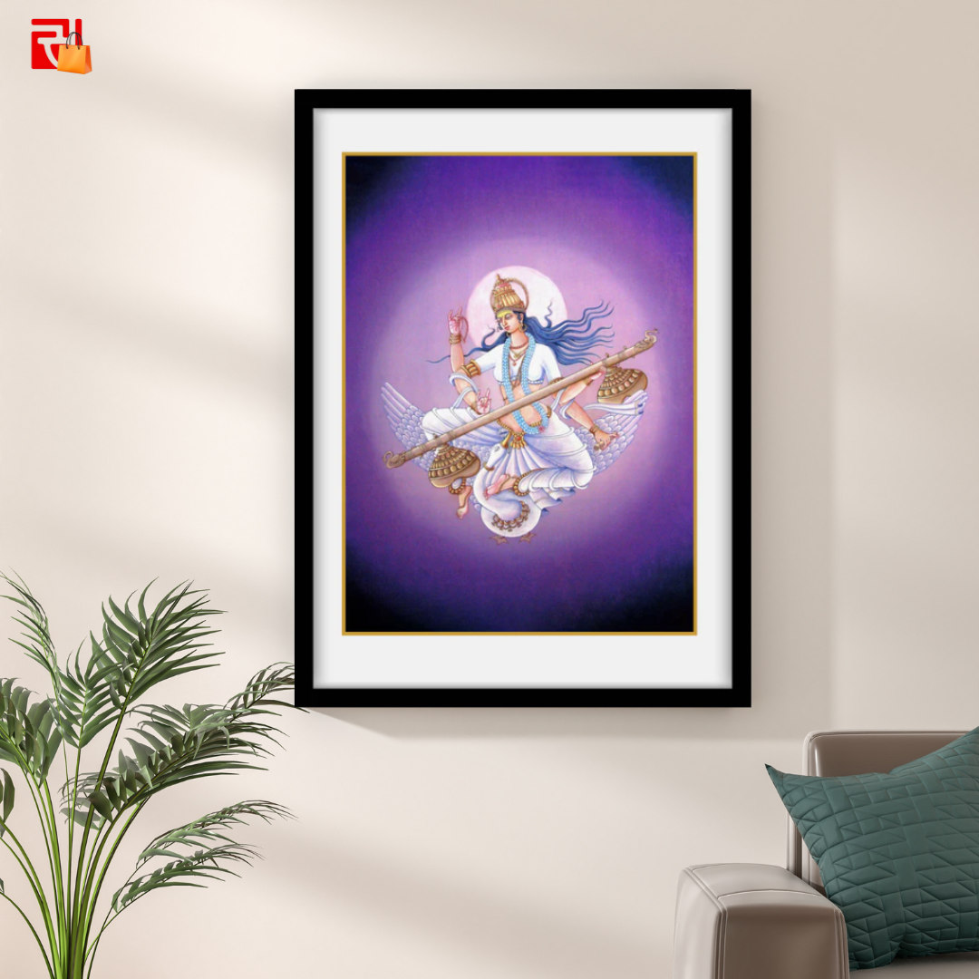 Saraswati – High Quality Print of Artwork by Pieter Weltevrede - Sagar World