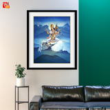 Saraswati – High Quality Print of Artwork by Pieter Weltevrede - Sagar World