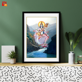 Saraswati - High Quality Print of Artwork by Pieter Weltevrede - Sagar World