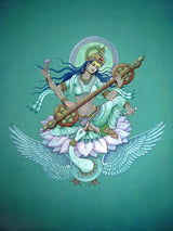 Saraswati – High Quality Print of Artwork by Pieter Weltevrede - Sagar World