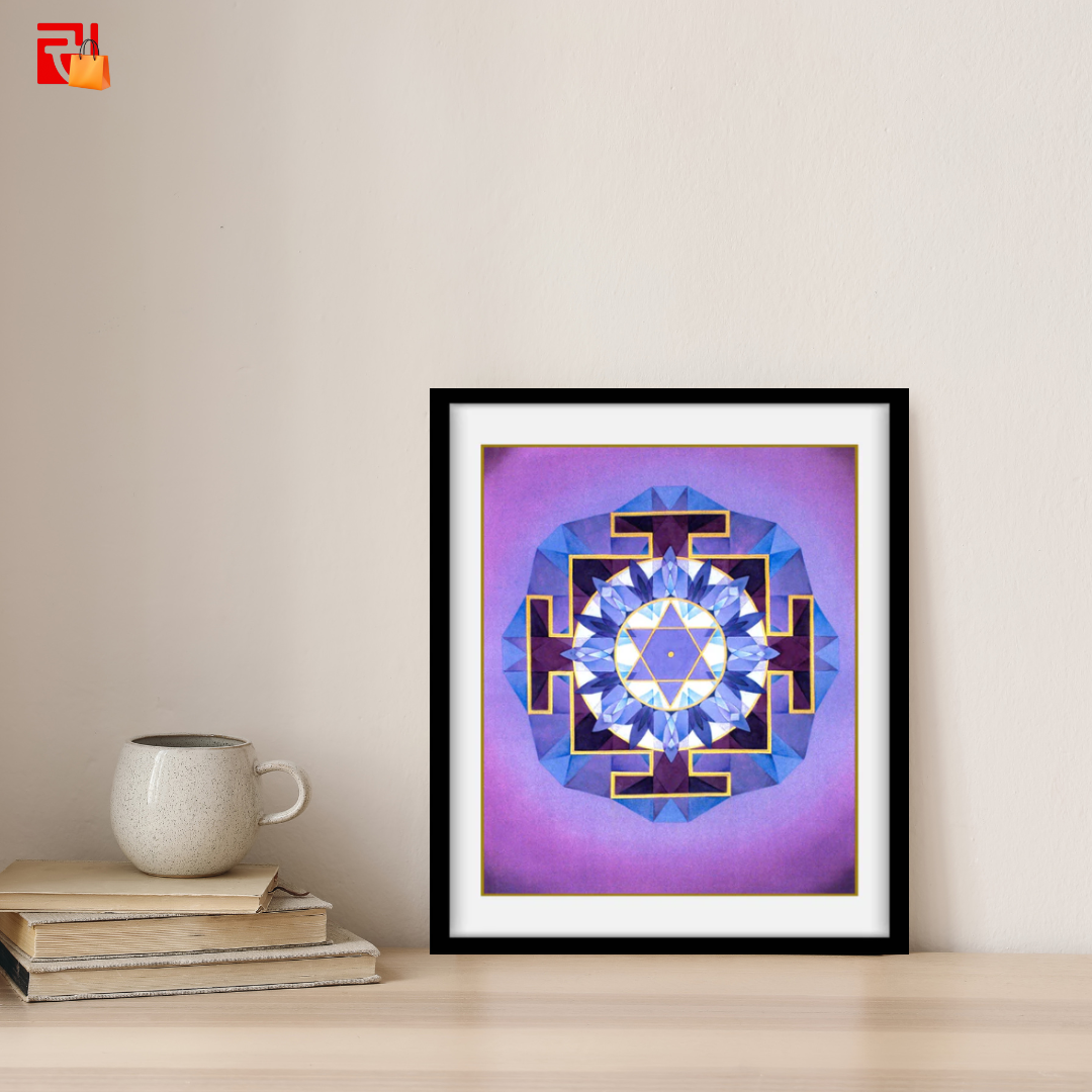 Saturn Yantra – High Quality Print of Artwork by Pieter Weltevrede - Home Decor - Sagar World