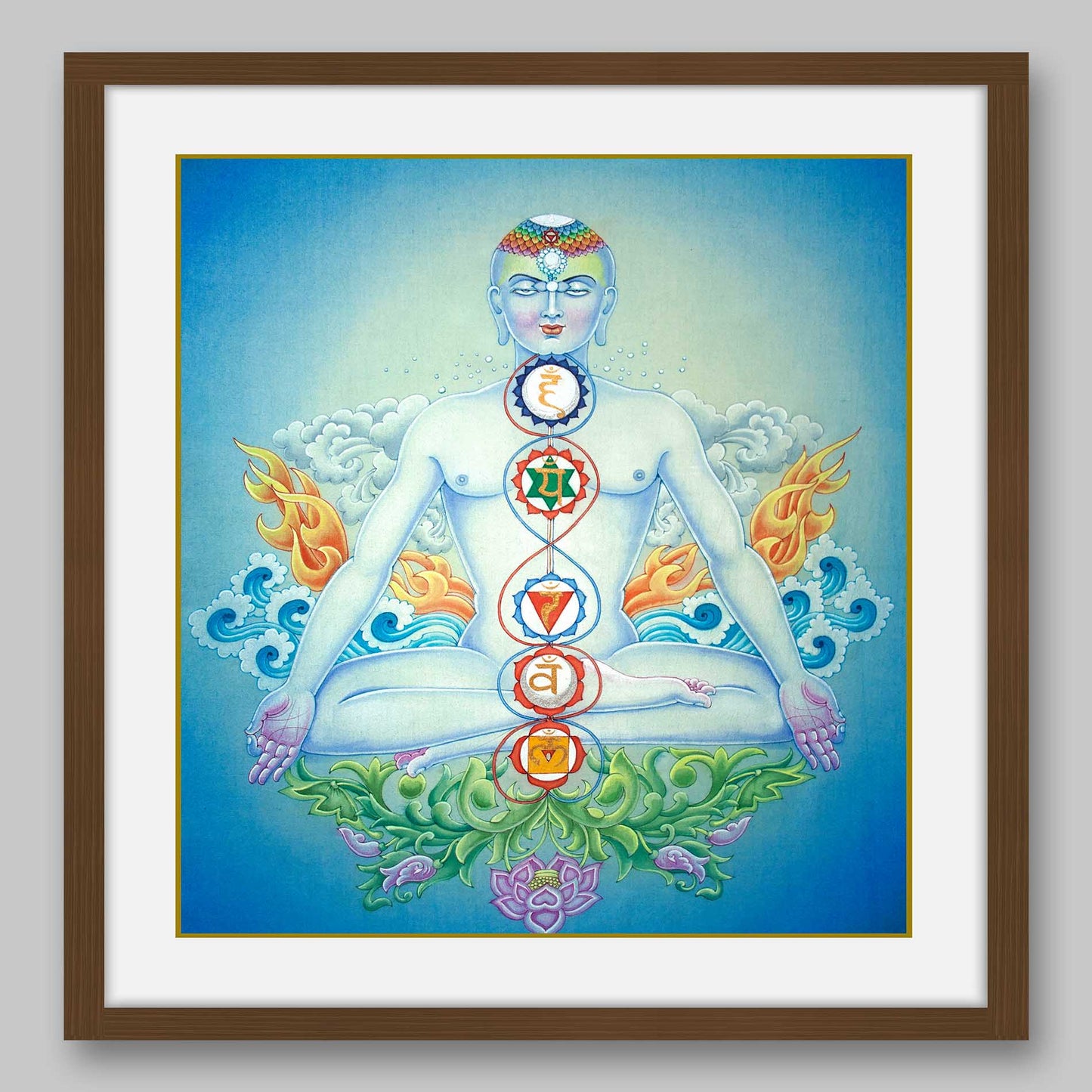 Seven Chakras – High Quality Print of Artwork by Pieter Weltevrede - Home Decor - Sagar World