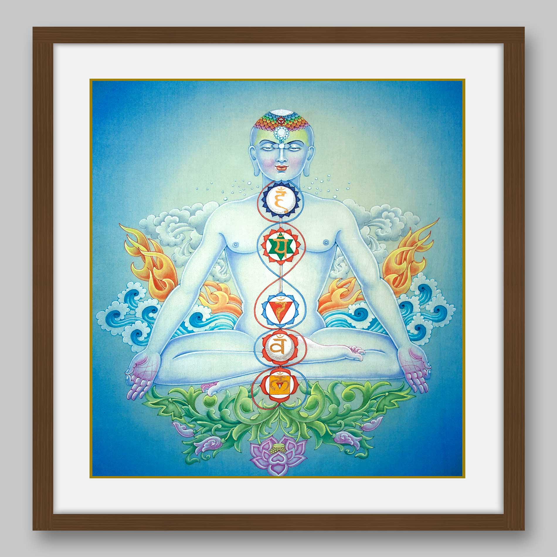 Seven Chakras – High Quality Print of Artwork by Pieter Weltevrede - Home Decor - Sagar World