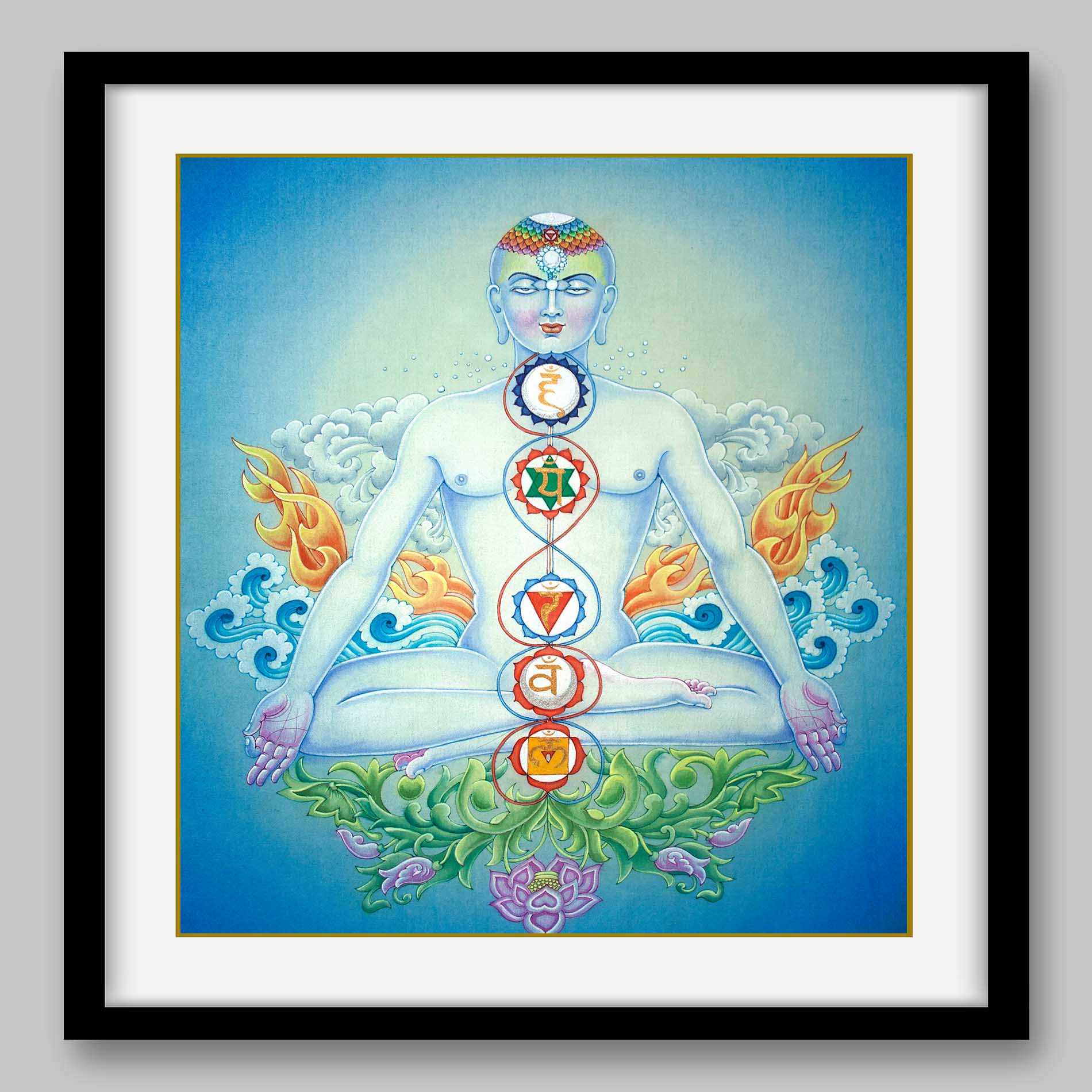 Seven Chakras – High Quality Print of Artwork by Pieter Weltevrede - Home Decor - Sagar World
