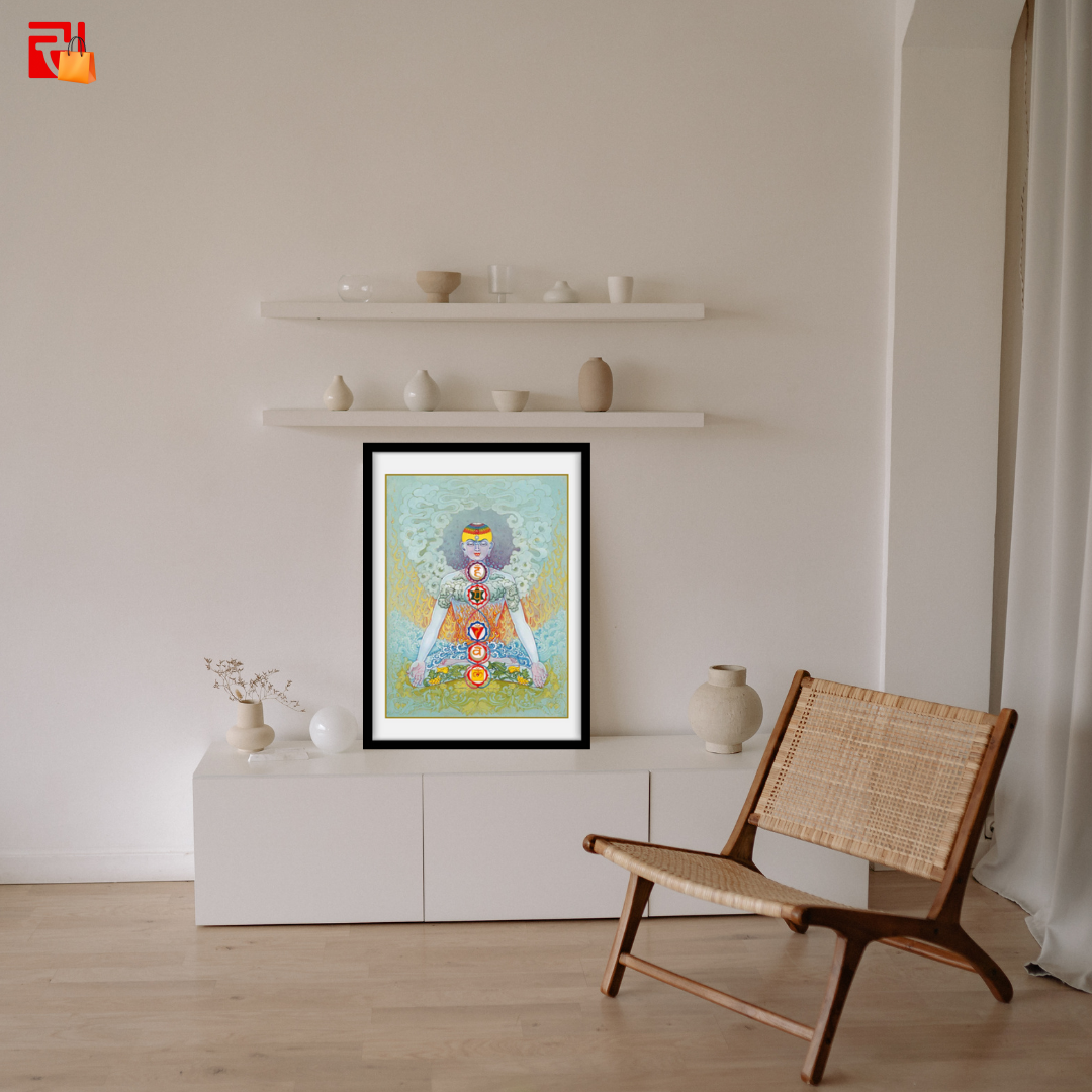 Seven Chakras – High Quality Print of Artwork by Pieter Weltevrede - Home Decor - Sagar World