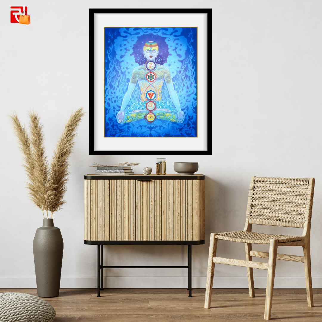 Seven Chakras – High Quality Print of Artwork by Pieter Weltevrede - Home Decor - Sagar World