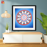 Seven Chakras Abstract – High Quality Print of Artwork by Pieter Weltevrede - Home Decor - Sagar World
