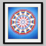 Seven Chakras Abstract – High Quality Print of Artwork by Pieter Weltevrede - Home Decor - Sagar World