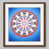 Seven Chakras Abstract – High Quality Print of Artwork by Pieter Weltevrede - Home Decor - Sagar World