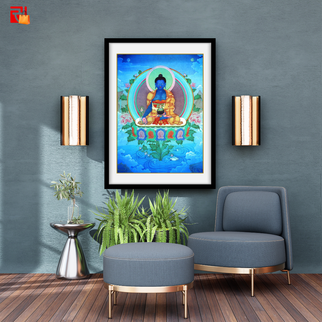 Shakyamuni Buddha - Gautam Buddha – High Quality Print of Artwork by Pieter Weltevrede - Sagar World