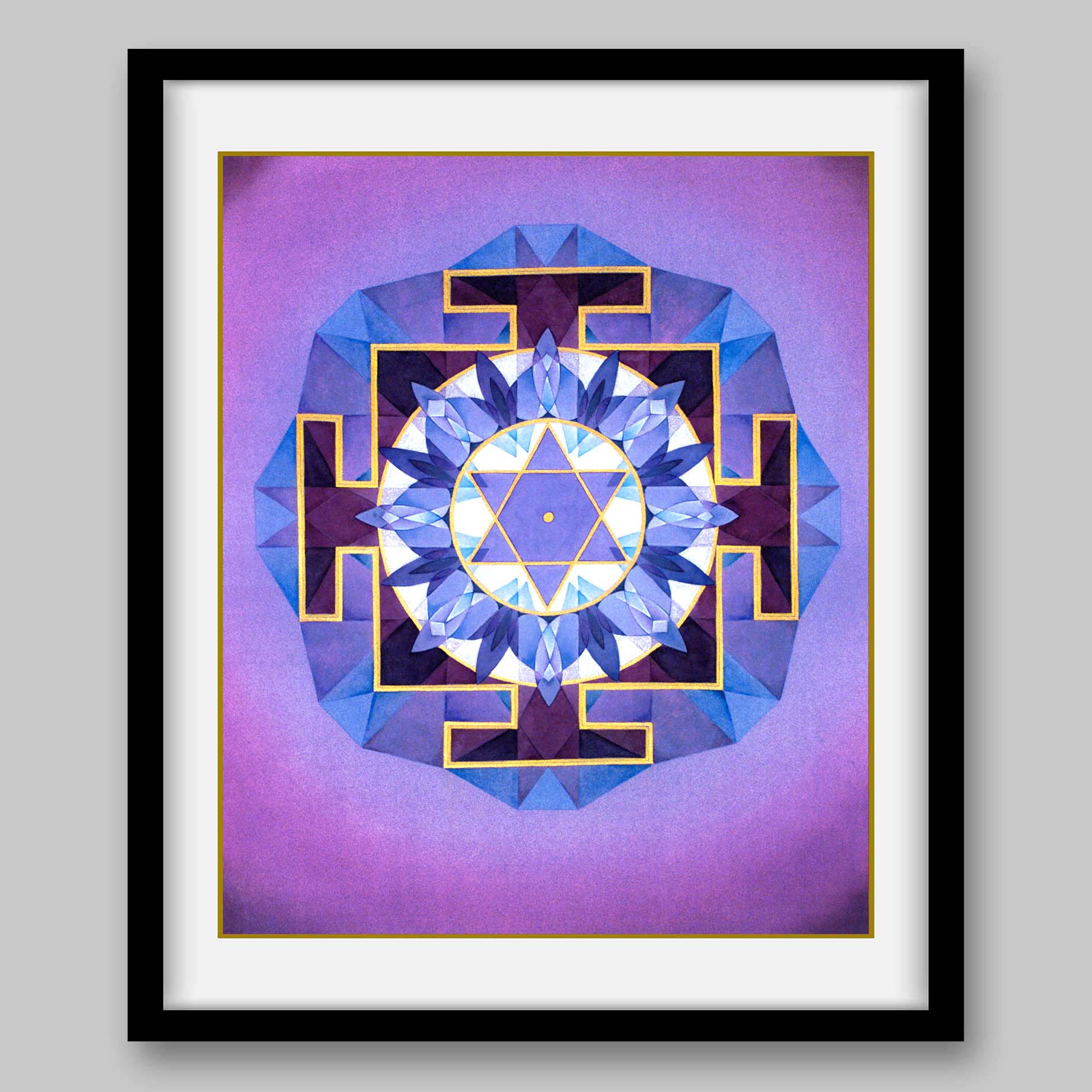 Saturn Yantra – High Quality Print of Artwork by Pieter Weltevrede - Home Decor - Sagar World