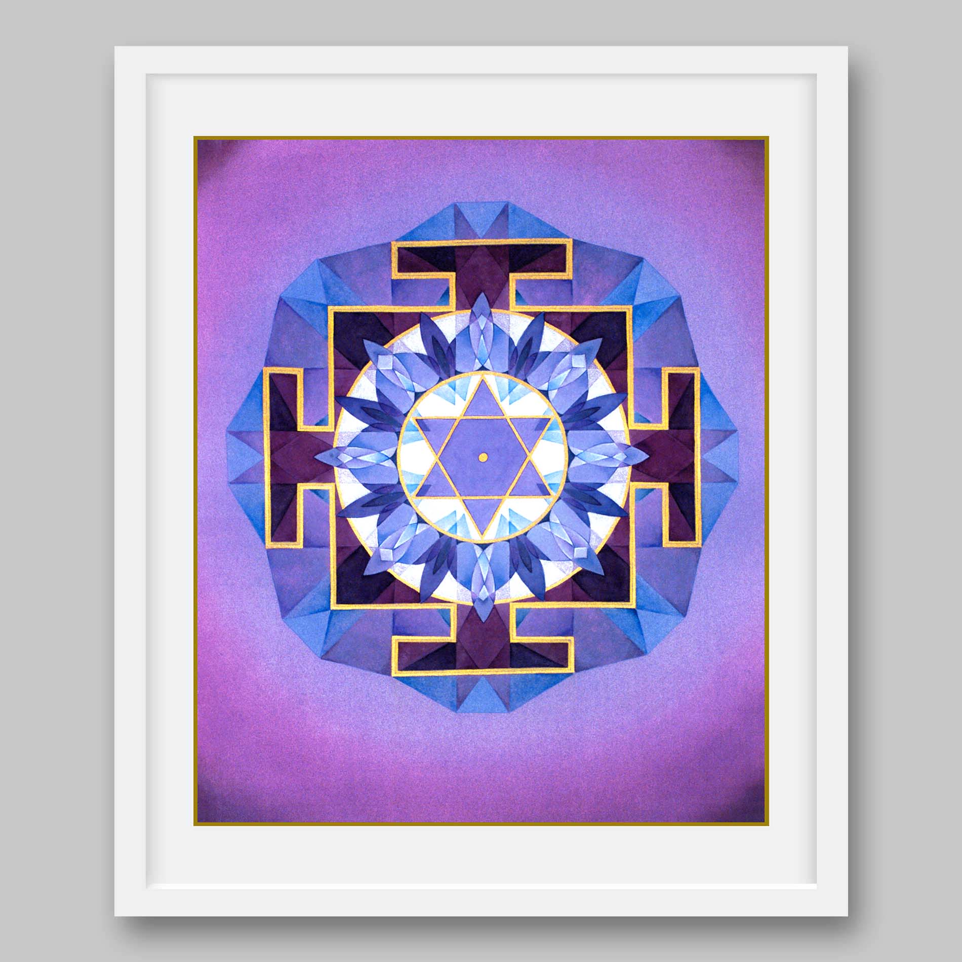 Saturn Yantra – High Quality Print of Artwork by Pieter Weltevrede - Home Decor - Sagar World