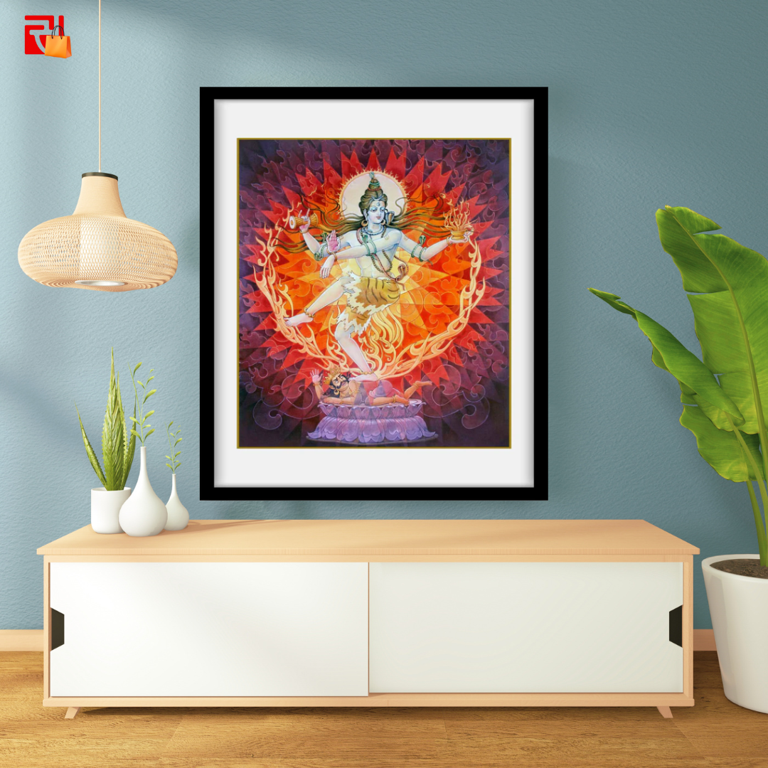 Shiva Nataraja – High Quality Print of Artwork by Pieter Weltevrede - Sagar World
