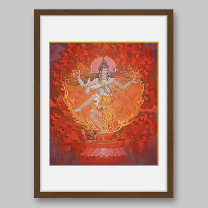 Shiva Nataraja – High Quality Print of Artwork by Pieter Weltevrede - Sagar World