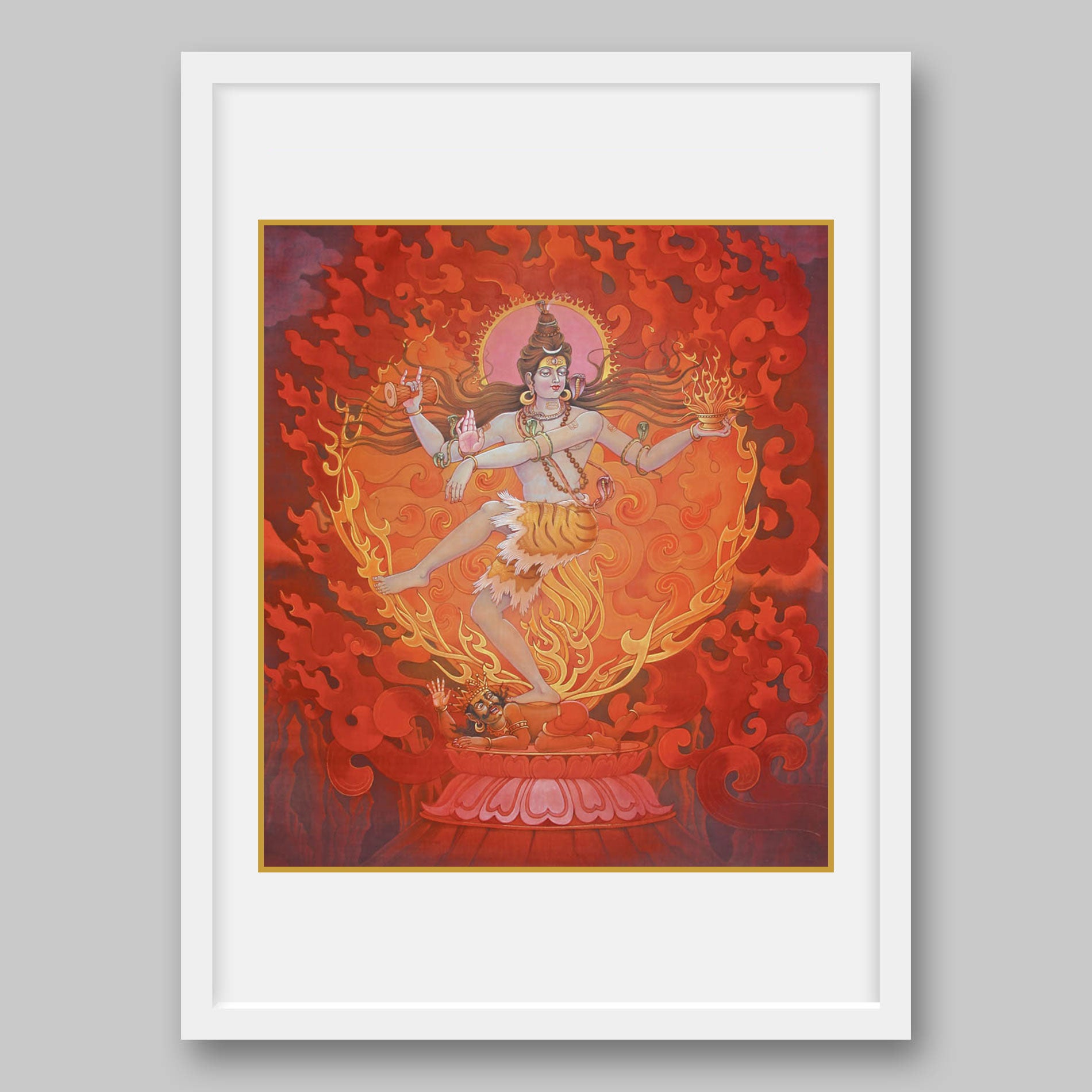 Shiva Nataraja – High Quality Print of Artwork by Pieter Weltevrede - Sagar World