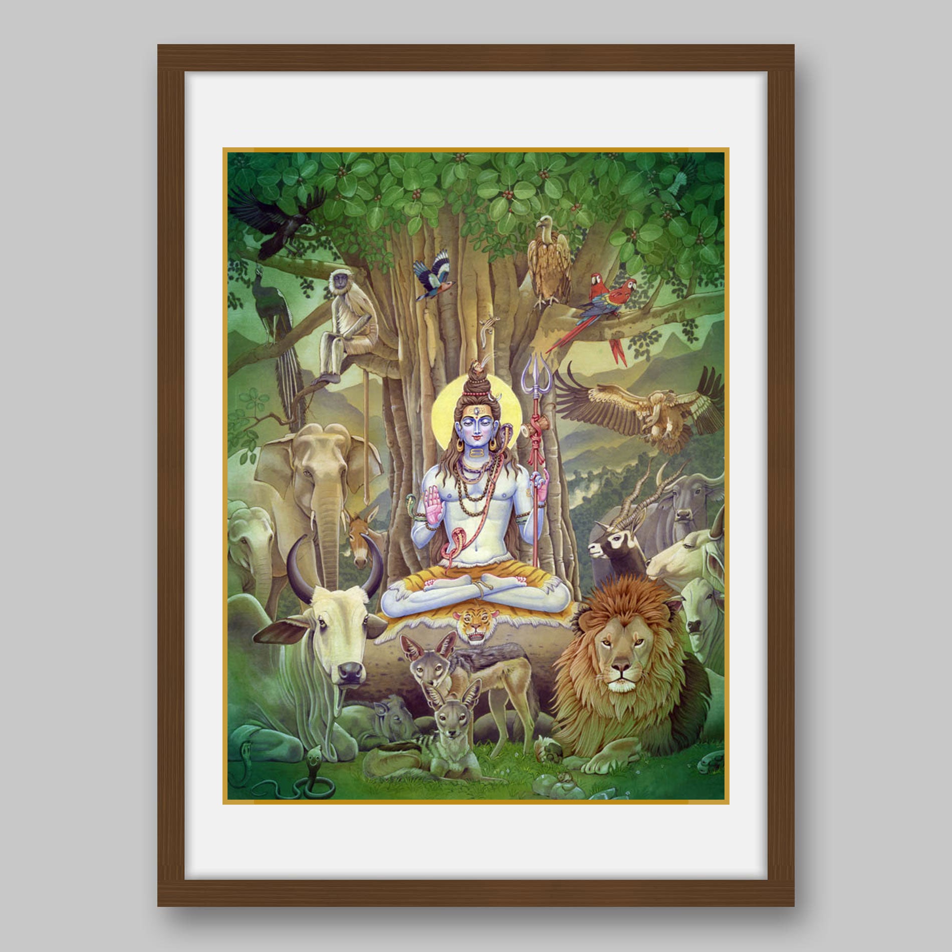 Shiva – High Quality Print of Artwork by Pieter Weltevrede - Sagar World