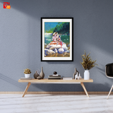 Shiva and Parvati - High Quality Print of Artwork by Pieter Weltevrede - Sagar World