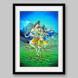 Shiva and Parvati - High Quality Print of Artwork by Pieter Weltevrede - Sagar World