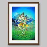 Shiva and Parvati - High Quality Print of Artwork by Pieter Weltevrede - Sagar World