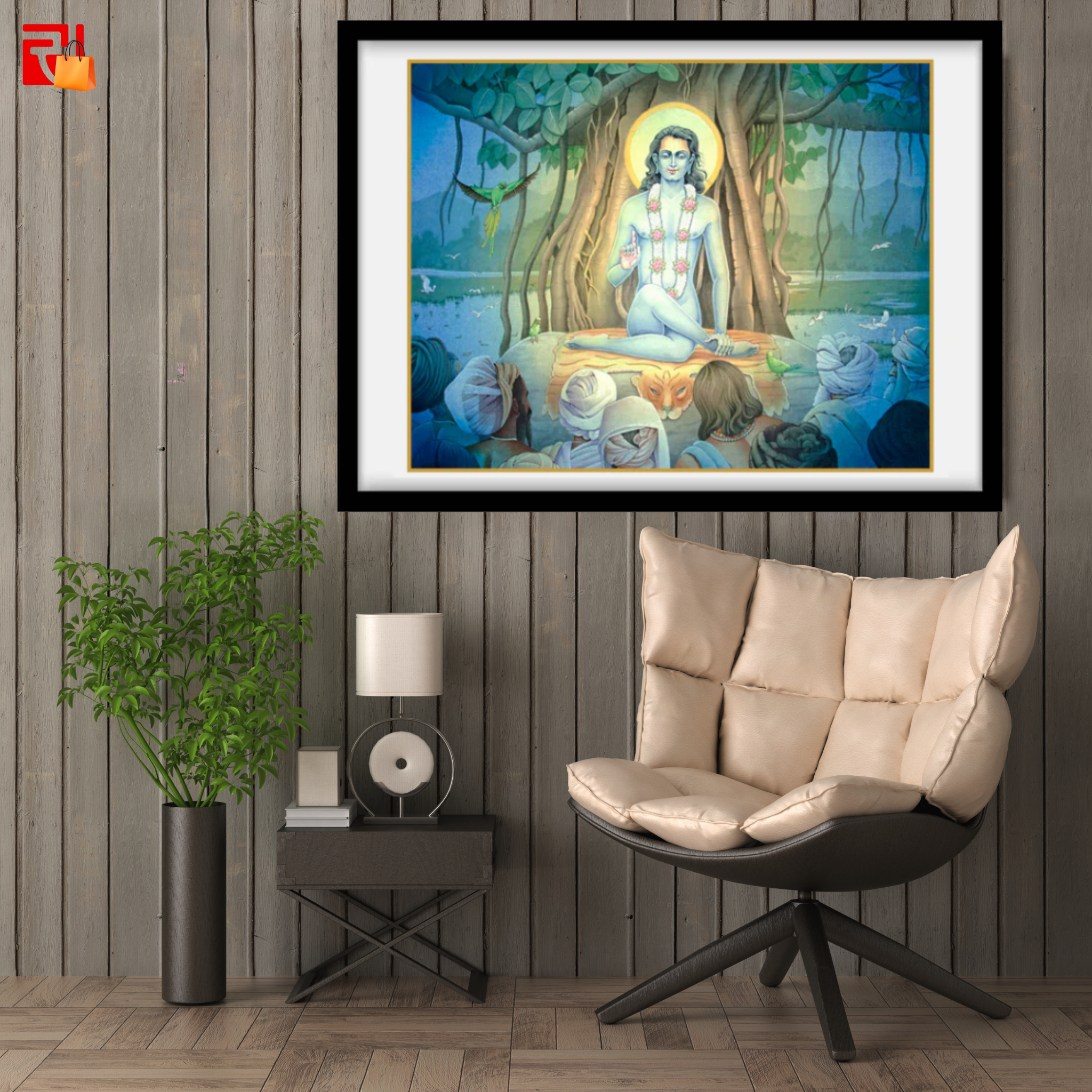 Shukadeva – High Quality Print of Artwork by Pieter Weltevrede - Sagar World
