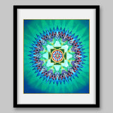 Sri Yantra - High Quality Print of Artwork by Pieter Weltevrede - Home Decor - Sagar World