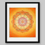 Sun Yantra – High Quality Print of Artwork by Pieter Weltevrede - Home Decor - Sagar World