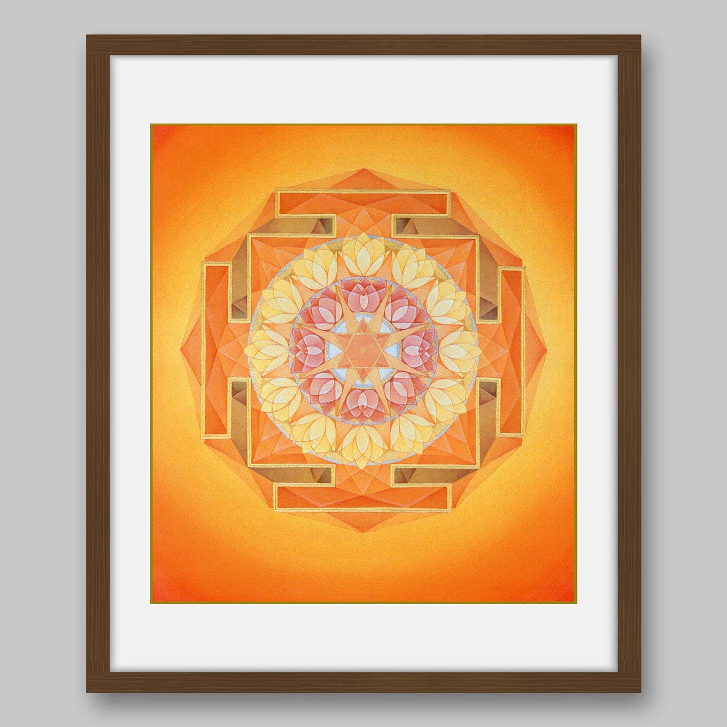 Sun Yantra – High Quality Print of Artwork by Pieter Weltevrede - Home Decor - Sagar World