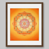 Sun Yantra – High Quality Print of Artwork by Pieter Weltevrede - Home Decor - Sagar World