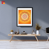 Sun Yantra – High Quality Print of Artwork by Pieter Weltevrede - Home Decor - Sagar World