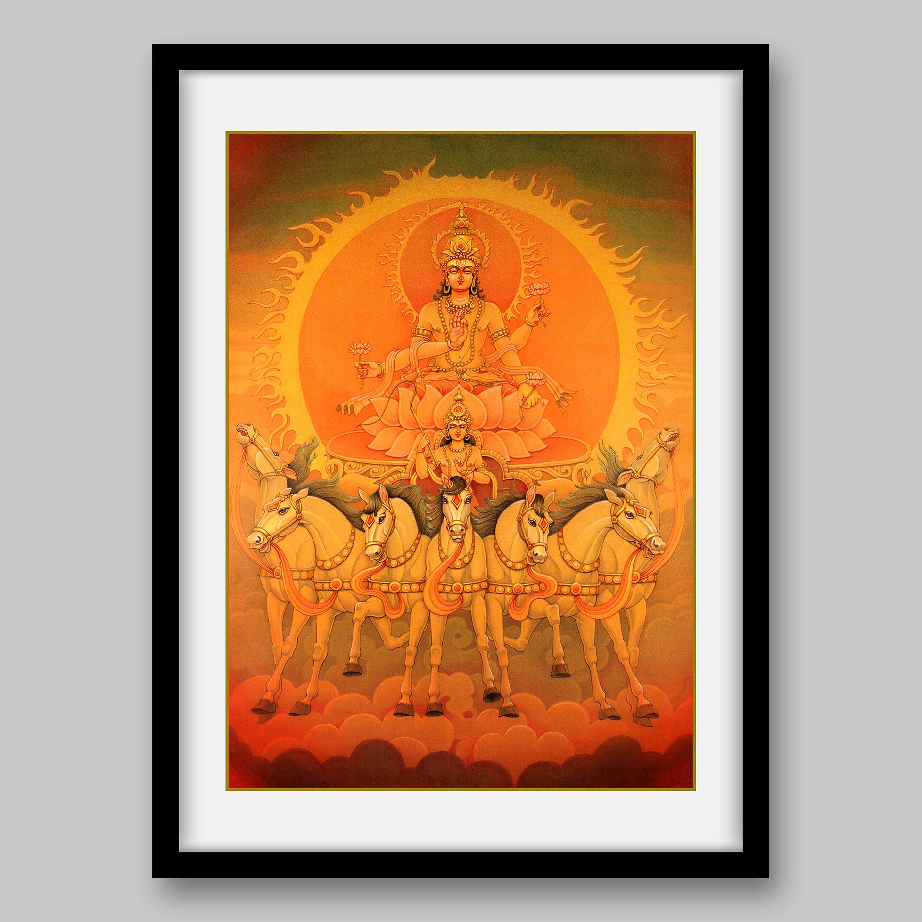 Surya - High Quality Print of Artwork by Pieter Weltevrede - Home Decor - Sagar World