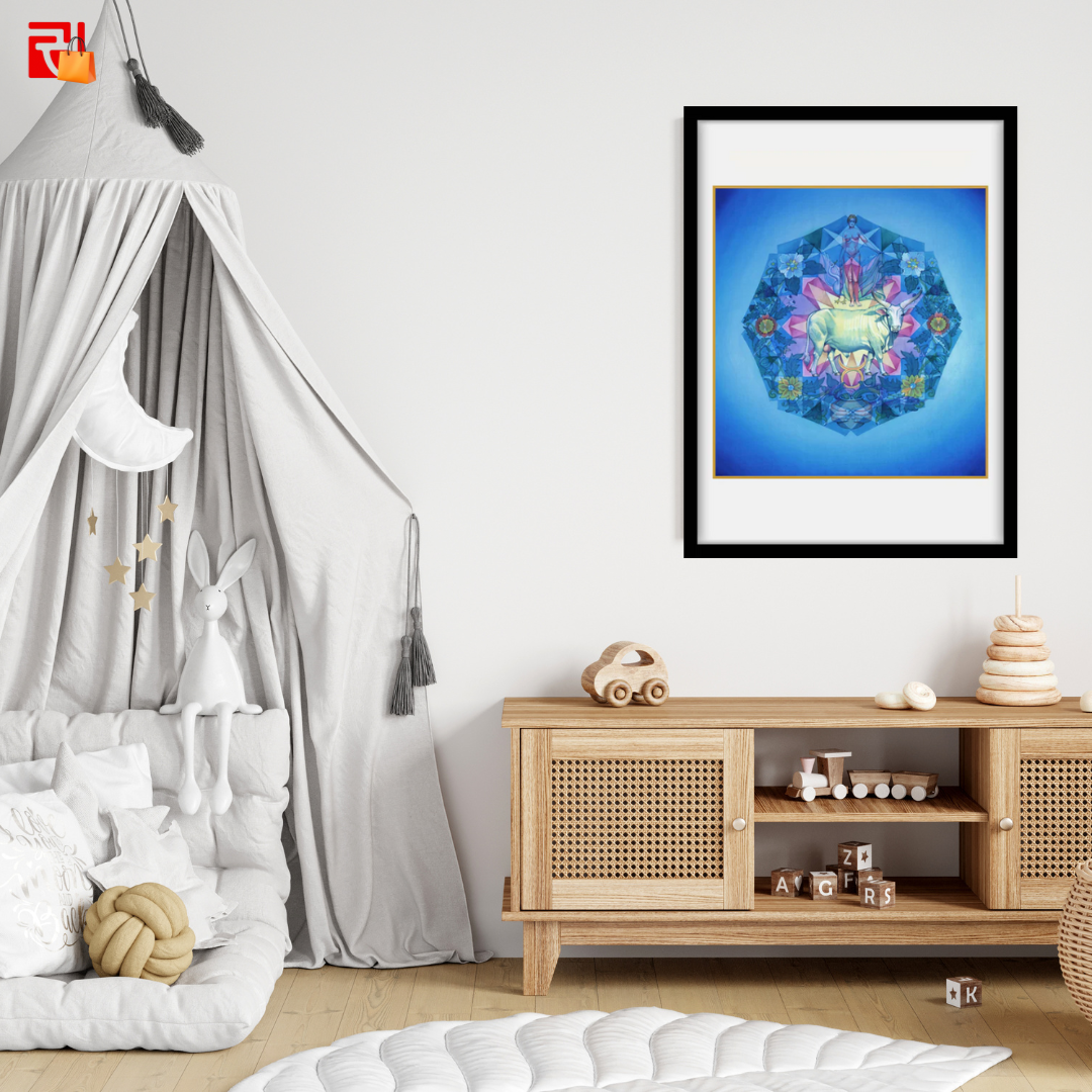 Taurus - High Quality Print of Artwork by Pieter Weltevrede - Home Decor - Sagar World