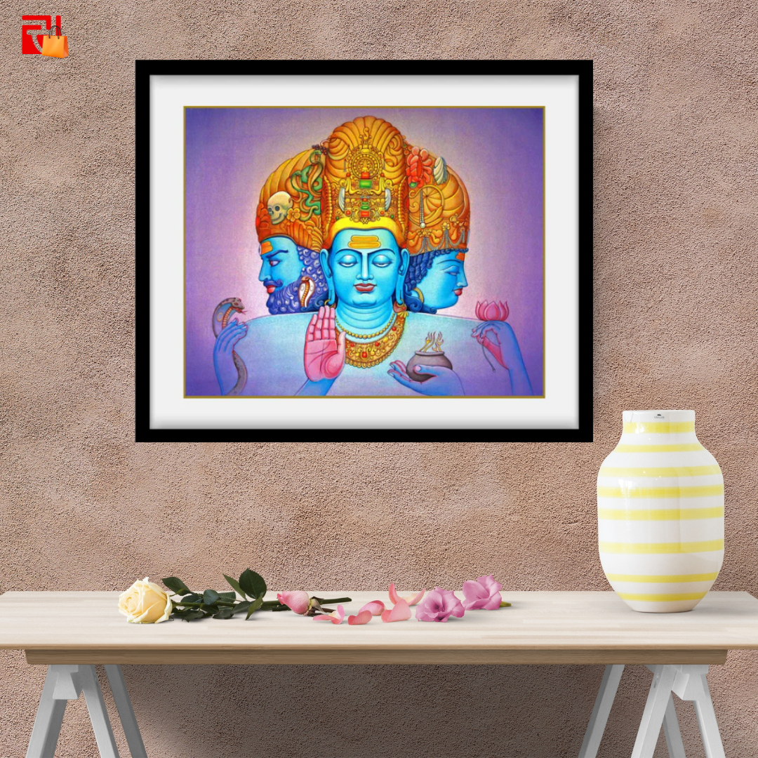 Trimurti - High Quality Print of Artwork by Pieter Weltevrede - Sagar World