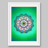 Tripura Sundari Yantra – High Quality Print of Artwork by Pieter Weltevrede - Home Decor - Sagar World