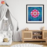 Tripura Bhairavi Yantra - High Quality Print of Artwork by Pieter Weltevrede - Sagar World