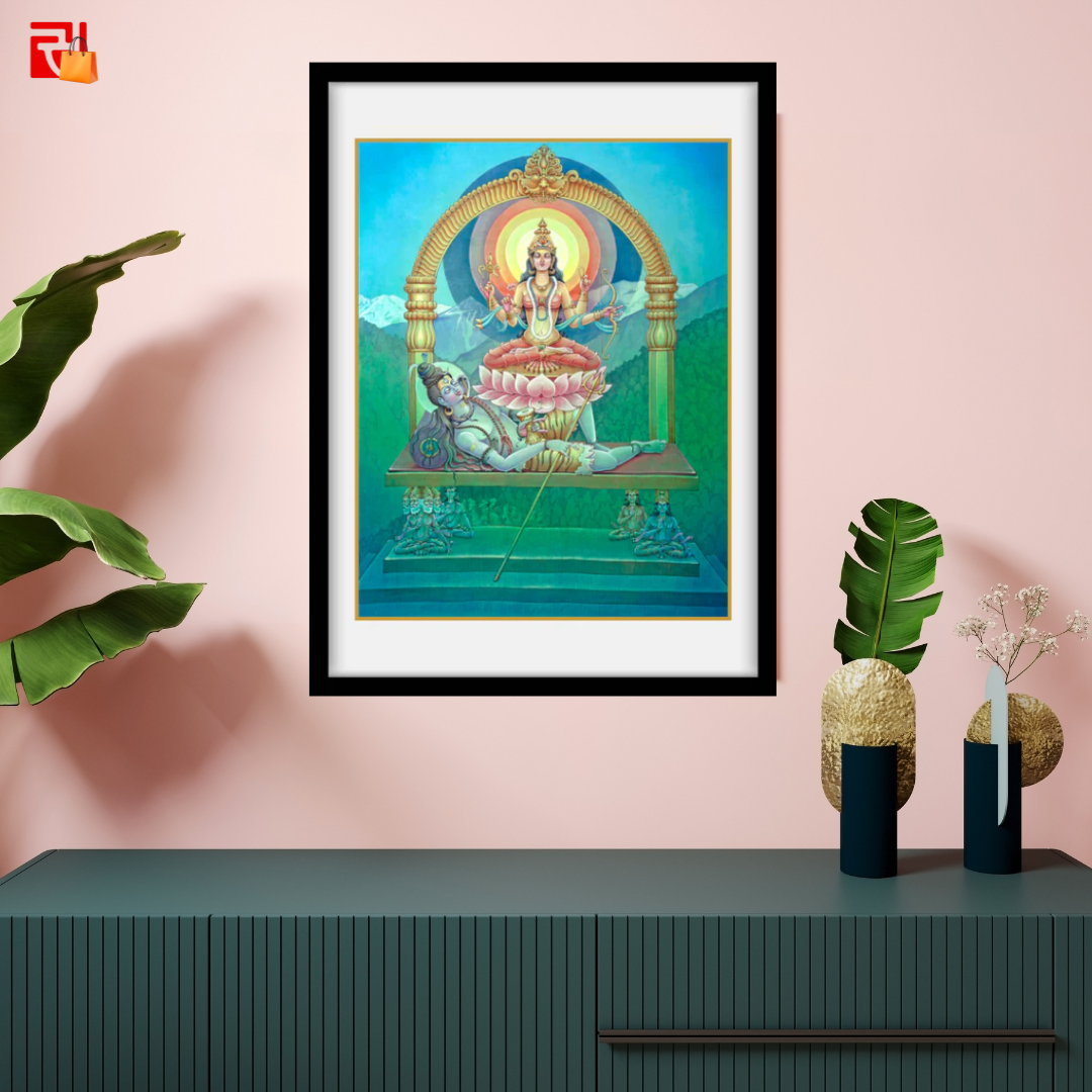 Tripura Sundari - High Quality Print of Artwork by Pieter Weltevrede - Sagar World