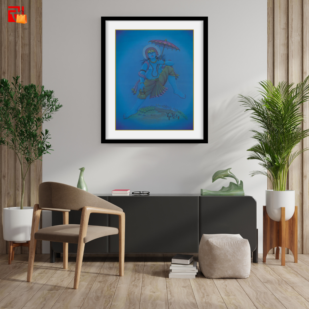 Vamana – The Dwarf Priest – High Quality Print of Artwork by Pieter Weltevrede - Sagar World