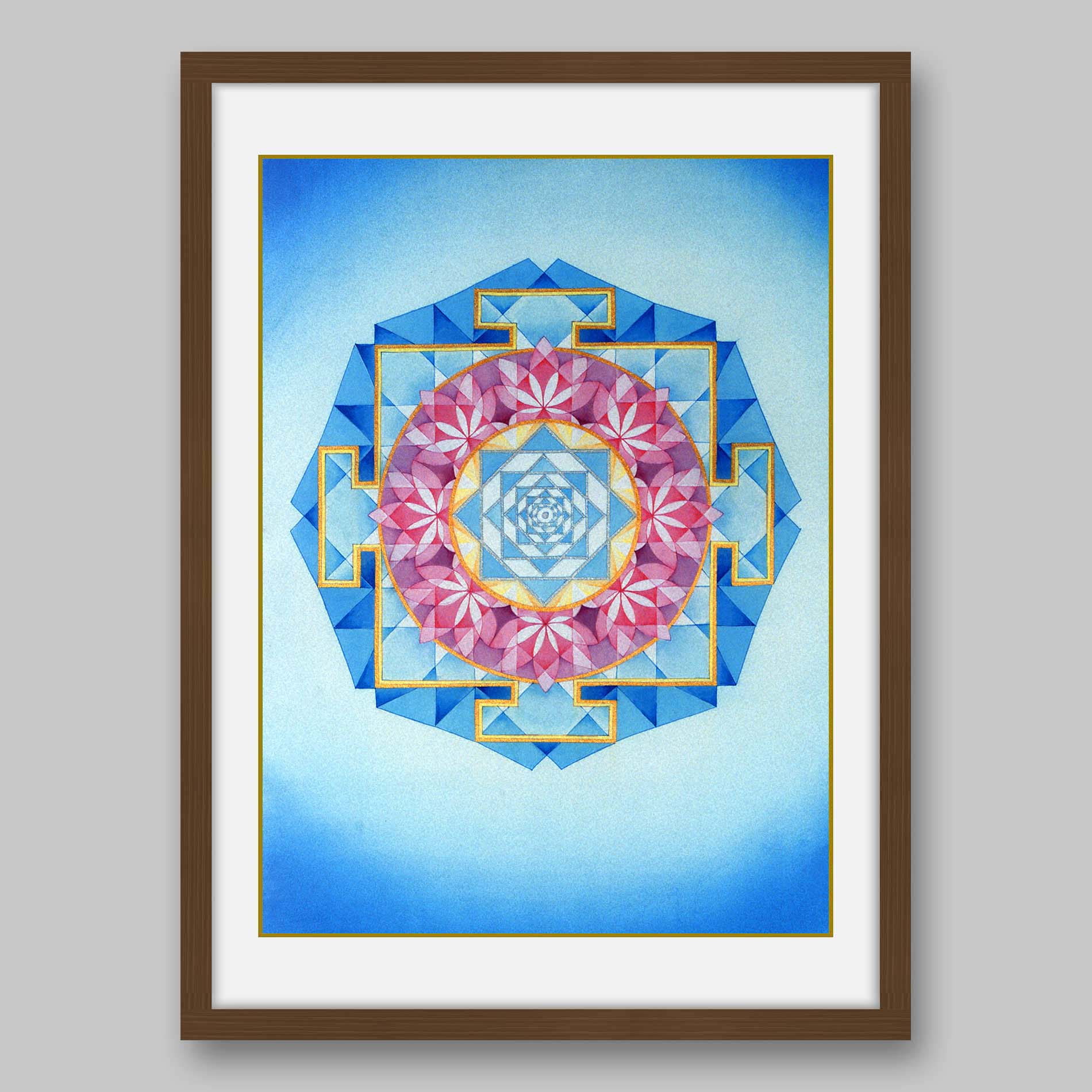 Venus Yantra - High Quality Print of Artwork by Pieter Weltevrede - Sagar World