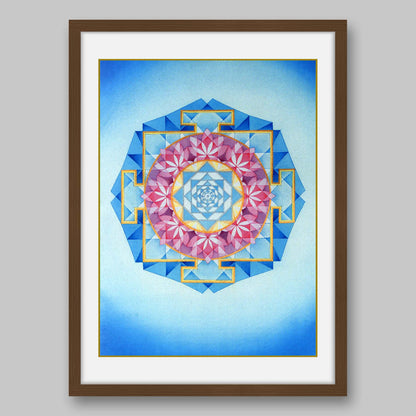 Venus Yantra - High Quality Print of Artwork by Pieter Weltevrede - Sagar World