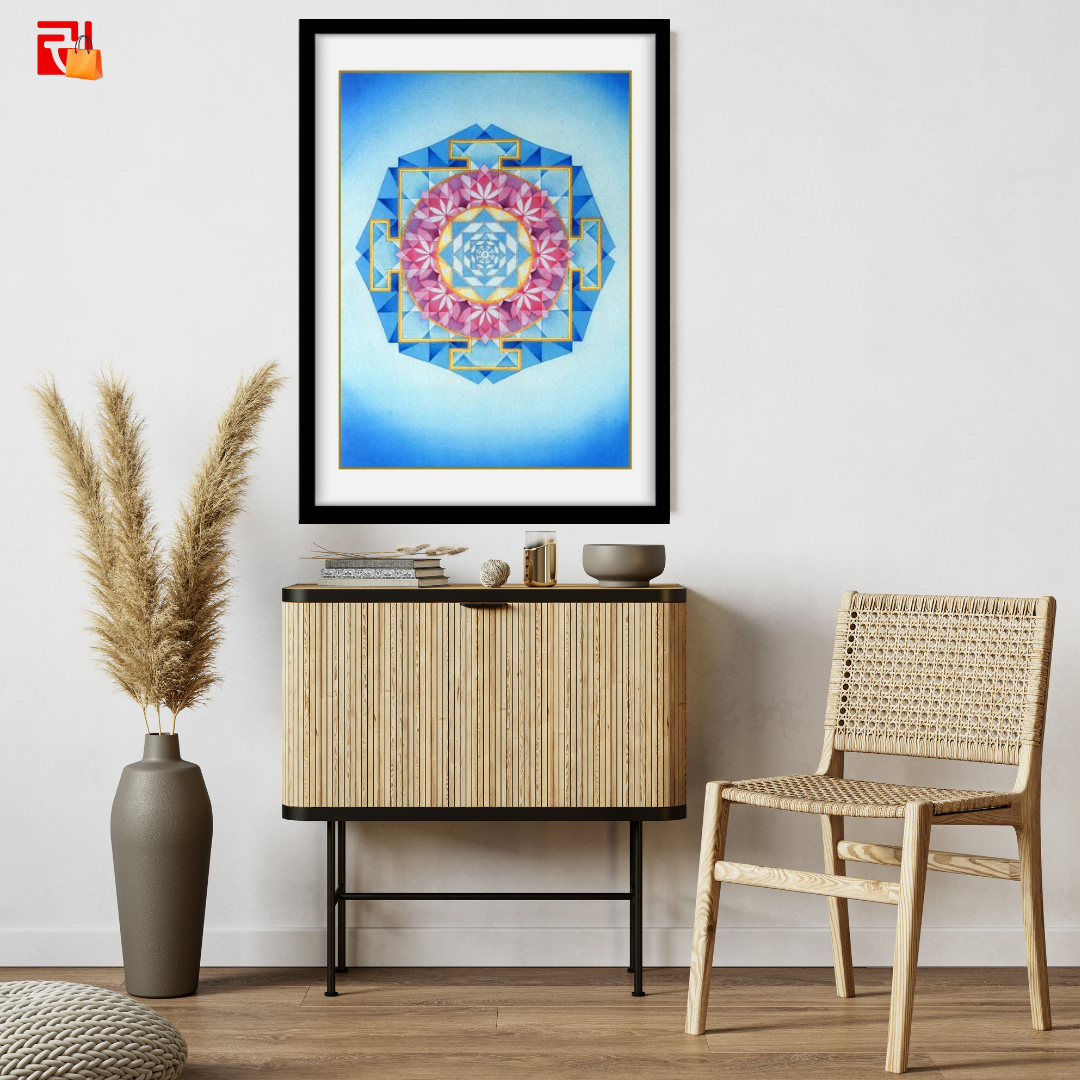 Venus Yantra - High Quality Print of Artwork by Pieter Weltevrede - Sagar World