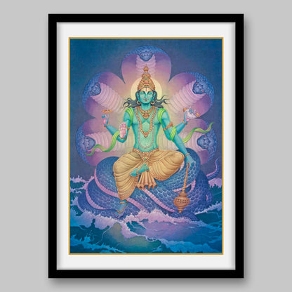 Vishnu – High Quality Print of Artwork by Pieter Weltevrede - Sagar World