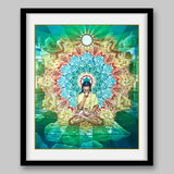 Vishnu Granthi Yantra - High Quality Print of Artwork by Pieter Weltevrede - Sagar World