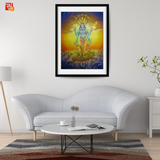 Vishnu - High Quality Print of Artwork by Pieter Weltevrede - Sagar World